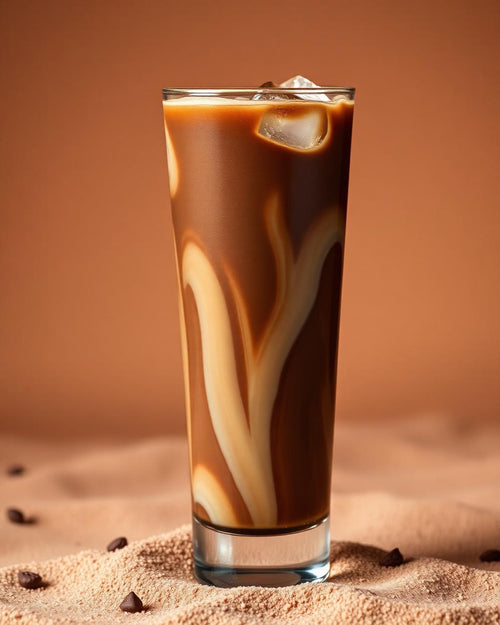 Midnight Velvet iced latte